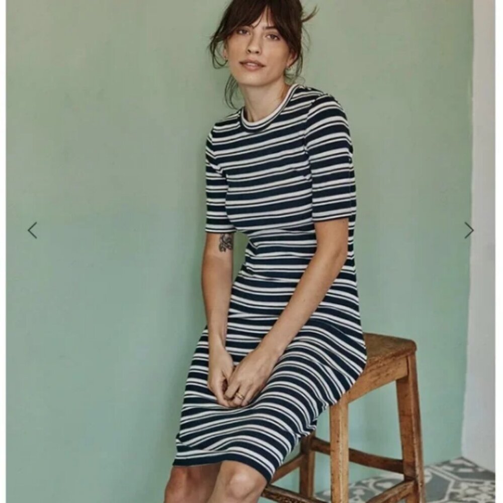 Summersalt The Softest Ribbed Crew Neck Dress